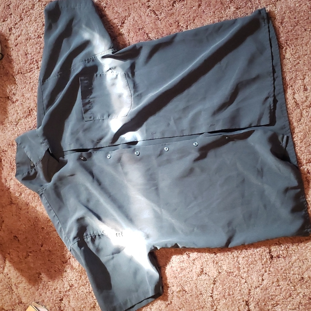 Men's medium blue dress shirt